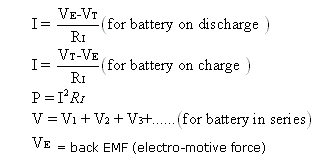 electric energy for battery