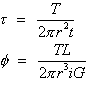 torsion formula for circular shafts